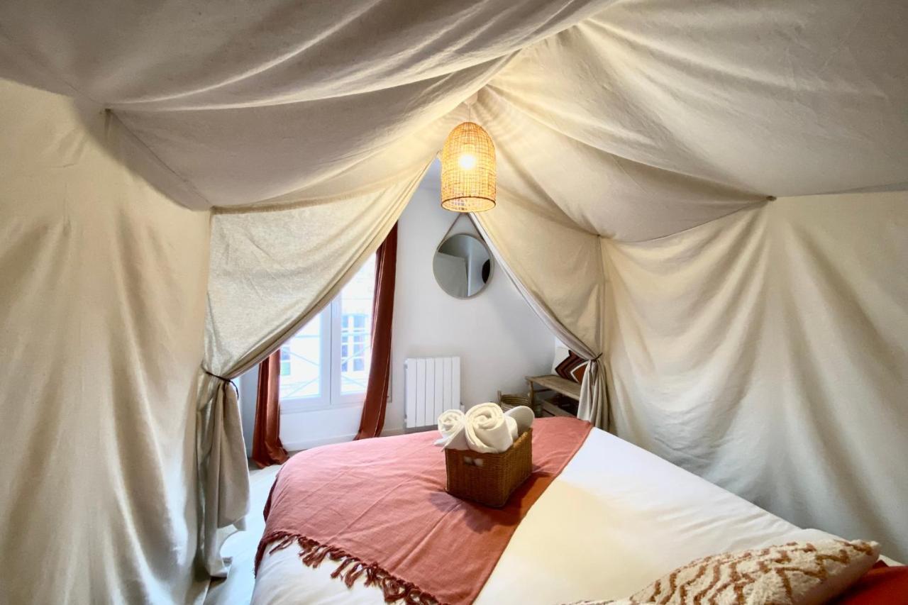 L'Expedition - Best Keys - Experience Unique - Deco Immersive - Lit Queen Size & Canape Convertible - Centre Ville - Netflix & Wifi Illimite - Check-In Autonome - Parking Gratuit Villeneuve-sur-Yonne Dış mekan fotoğraf