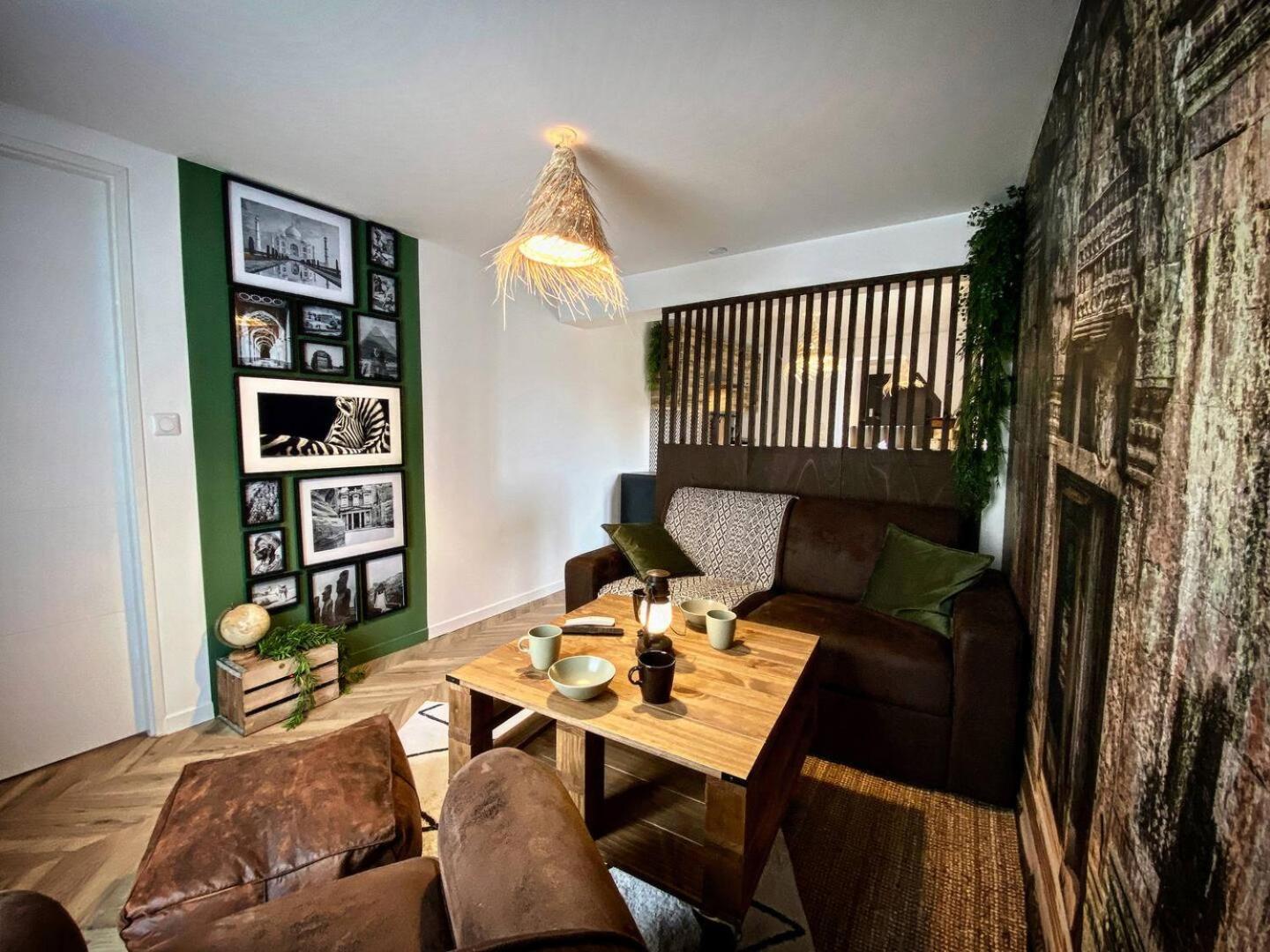 L'Expedition - Best Keys - Experience Unique - Deco Immersive - Lit Queen Size & Canape Convertible - Centre Ville - Netflix & Wifi Illimite - Check-In Autonome - Parking Gratuit Villeneuve-sur-Yonne Dış mekan fotoğraf